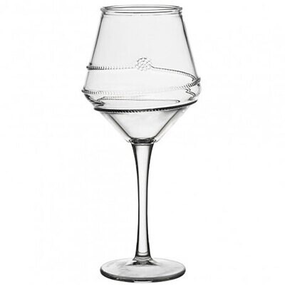 Juliska Amalia Clear Acrylic Wine Glass AA305/01, MPN: AA305/01, 810034838308