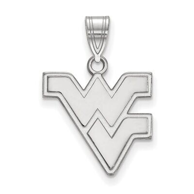 West Virginia University Medium Pendant 14k White Gold 4W003WVU, MPN: 4W003WVU, 886774829975