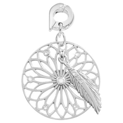 Nikki Lissoni Dreamcatcher Dangle Charm Silver-Plated 25mm D1103SL, MPN: D1103SL, 8718819232742