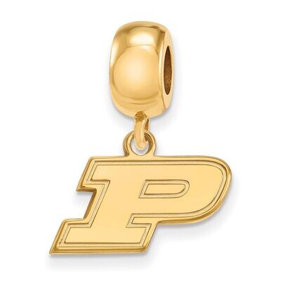 Purdue Bead Charm x-Small Dangle Gold-plated Silver GP030PU, MPN: GP030PU, 886774933665