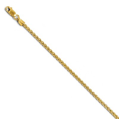 Leslie&#39;s 2.1mm Wheat Chain 20 Inch - 14k Gold HB-523-20, MPN: 523-20, 886774544380