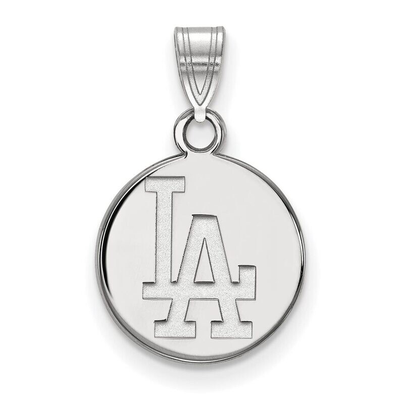 Los Angeles Dodgers Small Disc Pendant 14k White Gold 4W013DOD, MPN: 4W013DOD, 886774839738