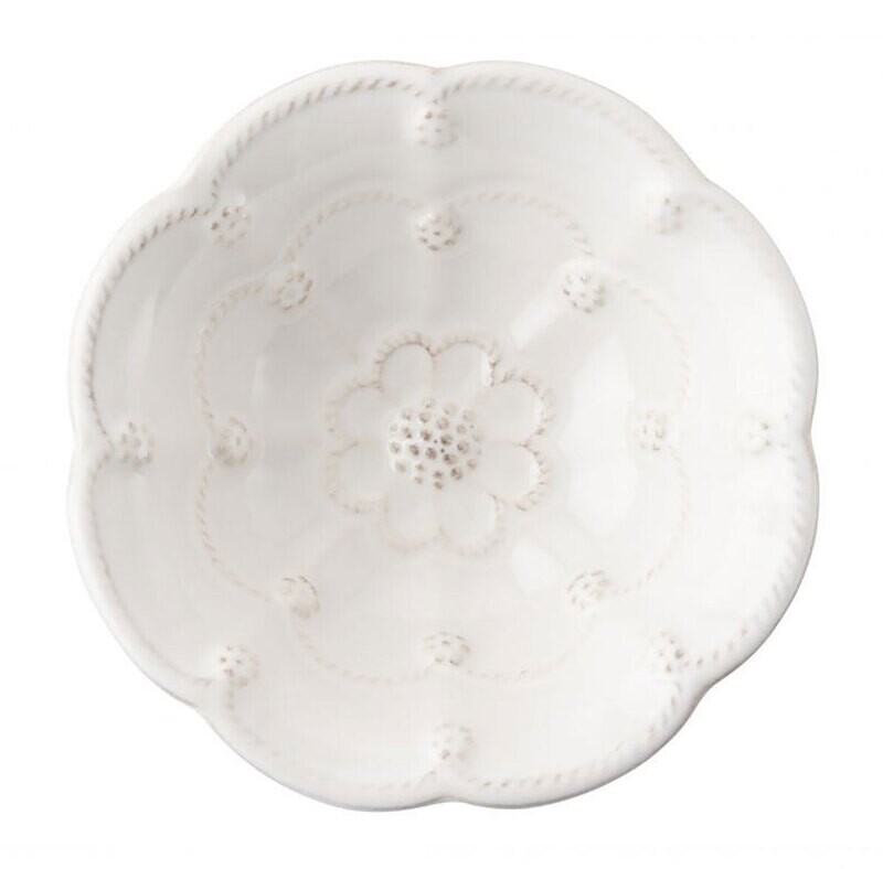 Juliska Jardins du Monde Whitewash 5 Inch Blossom Bowl JMX80Y/10, MPN: JMX80Y/10, 814057011007