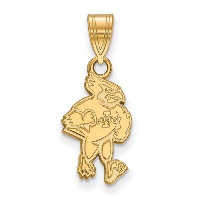 Iowa State University Medium Pendant Gold-plated Silver GP017IAS, MPN: GP017IAS, 886774921037