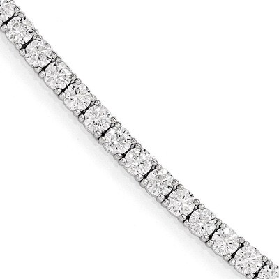 CZ 7 Inch Bracelet Sterling Silver Rhodium-plated QG3497-7, MPN: QG3497-7, 886774298498