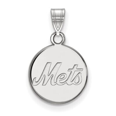 New York Mets Small Disc Pendant Sterling Silver SS017MET, MPN: SS017MET, 886774628103