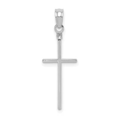 Cross Pendant 14k White Gold Polished C3783W, MPN: C3783W,