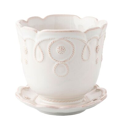 Juliska Jardin Du Monde Whitewash 5.25 Inch Planter JM136/10, MPN: JM136/10, 810034839008