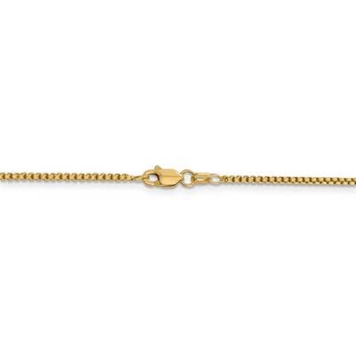 26 Inch 1.5mm Hollow Round Box Chain 14k Yellow Gold BC140-26, MPN: BC140-26, 886774578255