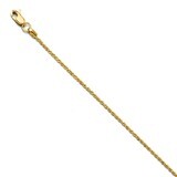 Leslie&#39;s 1.0mm Solid Rope Chain 7 Inch - 14k Gold HB-929-7, MPN: 929-7, 886774995274