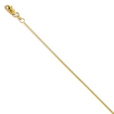 Leslie&#39;s 1mm Wheat Chain 24 Inch - 14k Gold HB-1555-24, MPN: 1555-24, 886774544595