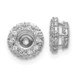 Earring Jacket 14k White Gold Diamond EJM5295-020-WA, MPN: EJM5295-020-WA, 883957755236