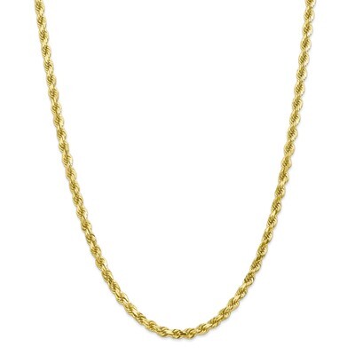 Leslie&#39;s 5mm Diamond Cut Rope Chain 8 Inch 10k Gold HB-5267-8, MPN: 5267-8, 191101756504