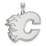 Calgary Flames x-Large Pendant 10k White Gold 1W021FLA, MPN: 1W021FLA, 886774733920