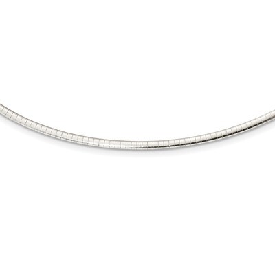 16 Inch 3mm Cubetto Chain Sterling Silver QG4222-16, MPN: QG4222-16, 886774097084