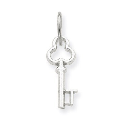 T Key Charm 14k White Gold K3434T, MPN: K3434T, 883957133386