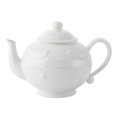 Juliska Berry &amp; Thread Whitewash Teapot JA25/W, MPN: JA25/W, 879742002586