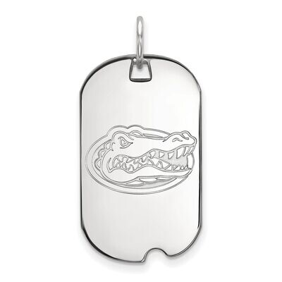 University of Florida Small Dog Tag 14k White Gold 4W027UFL, MPN: 4W027UFL, 886774845296