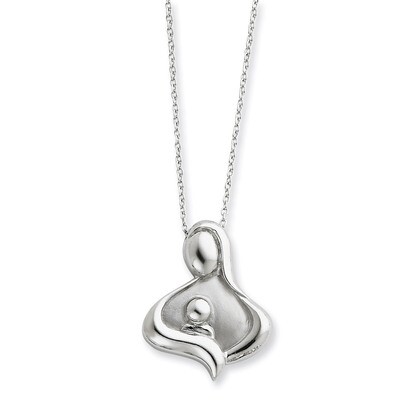 Polished Maternal Bond 18 Inch Necklace Sterling Silver QSX232, MPN: QSX232, 883957716855