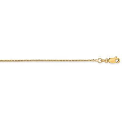 Leslie&#39;s 1.4mm Diamond-Cut Cable Chain 16 Inch 14k Gold HB-1342-16, MPN: 1342-16, 191101742330