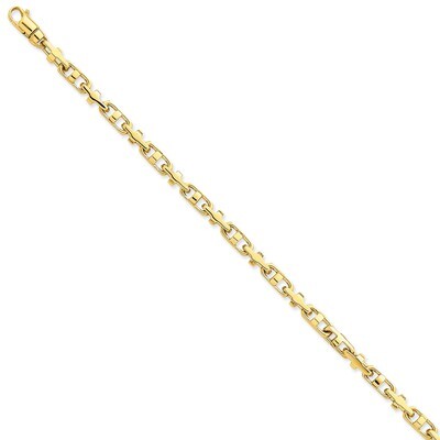 5mm Polished Fancy Link Chain 20 Inch 14k Gold LK452-20, MPN: LK452-20, 191101652073