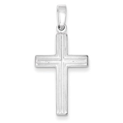 Cross Pendant Sterling Silver Polished QC7291, MPN: QC7291, 883957571737