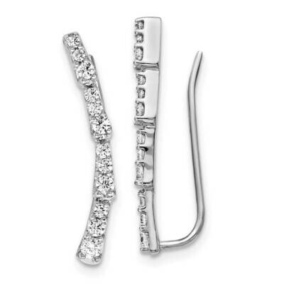 Earrings 14k White Gold Diamond EM4153-050-WA, MPN: EM4153-050-WA, 883957261119