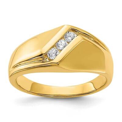 Diamond Mens Ring 14k Gold RM5814-020-YA, MPN: RM5814-020-YA, 883957573885