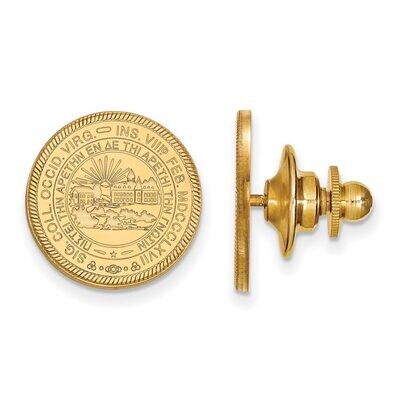 West Virginia University Crest Lapel Pin Gold-plated Silver GP051WVU, MPN: GP051WVU, 886774947945