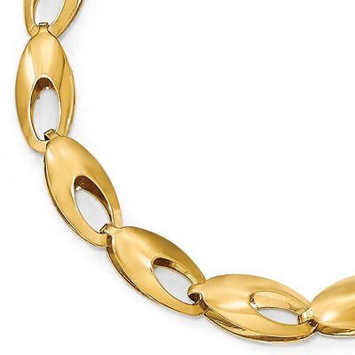 Leslie&#39;s Diamond-cut Bracelet 7 Inch 14k Gold Polished HB-LF527-7, MPN: LF527-7, 191101551239