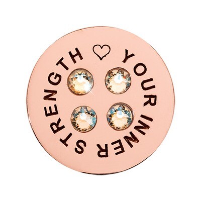 Nikki Lissoni Forever Be My Always Rose Gold-Plated 23mm Coin C1609RGS, MPN: C1609RGS, 8719075301807