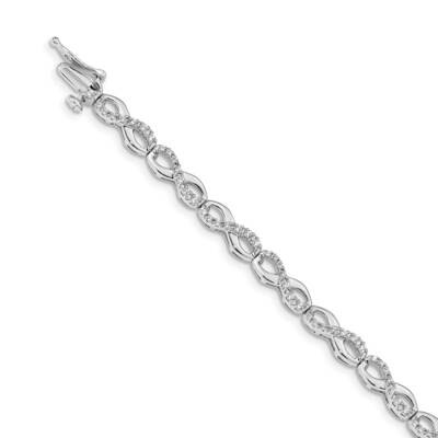 Figure 8 Bracelet 14k White Gold Diamond BM4636-100-WA, MPN: BM4636-100-WA, 883957453606