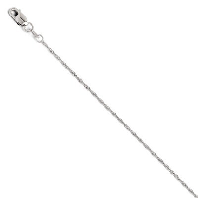 Leslie&#39;s Singapore Chain 24 Inch - 14k White Gold HB-1594-24, MPN: 1594-24, 886774996295