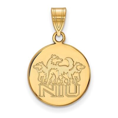 Northern Illinois University Medium Disc Pendant 10k Yellow Gold 1Y036NIU, MPN: 1Y036NIU, 886774815…