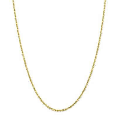 2.25mm Diamond-Cut Quadruple Rope Chain 26 Inch 10k Gold 10QT018-26, MPN: 10QT018-26, 191101725661