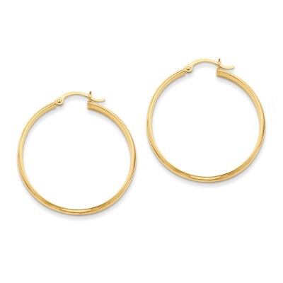 Hoop Earring 14k Gold Polished TA235, MPN: TA235, 883957288376