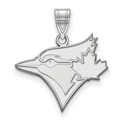 Toronto Blue Jays Large Pendant 14k White Gold 4W015BLU, MPN: 4W015BLU, 886774840369