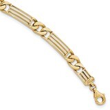 8.5 Inch 14kt Yellow Gold Polished Link Bracelet 14k Gold GB242-8.5, MPN: GB242-8.5, 886774561776