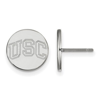 University of Southern California x-Small Disc Earrings Sterling Silver SS054USC, MPN: SS054USC, 19…