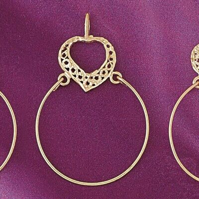 Dazzlers Jewelry Holder Pendant Necklace Charm Bracelet in Yellow, White or Rose Gold 4204, MPN: DZ…