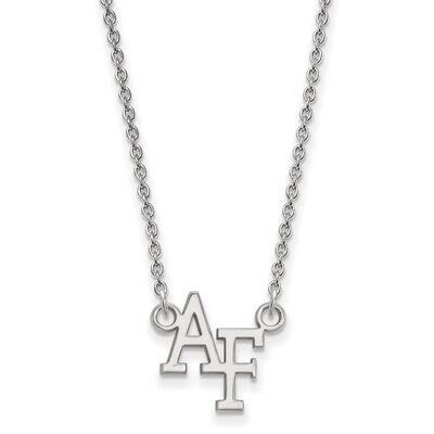 United States Air Force Academy Small Pendant with Chain Necklace 14k White Gold 4W011USA-18, MPN: …