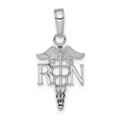 R.N. Pendant 14k White Gold Polished K9575W, MPN: K9575W, 637218162345