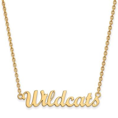 Kansas State University Medium Pendant with Chain Necklace Gold-plated Silver GP065KSU-18, MPN: GP0…