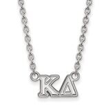 Kappa Delta Medium Pendant with 18 Inch Chain Sterling Silver SS007KD-18, MPN: SS007KD-18, 88677459…