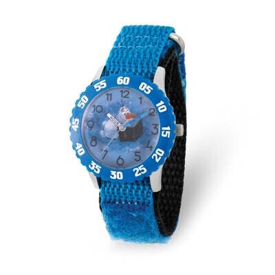 Disney Frozen II Olaf Time Teacher Blue Nylon Band Kids Watch XWA6275, MPN: XWA6275, 842885114102