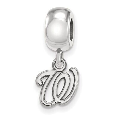 Washington Nationals Bead Charm Extra Small Dangle Sterling Silver SS013NAT, MPN: SS013NAT, 8867746…