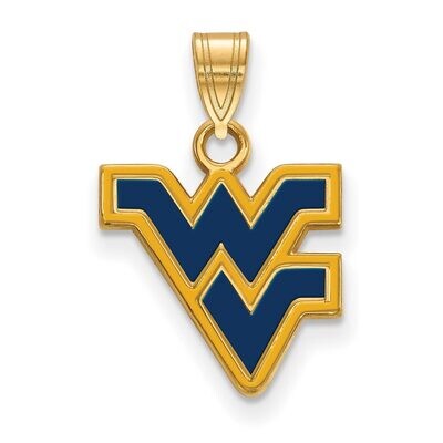 West Virginia University Small Enamel Pendant Gold-plated Silver GP031WVU, MPN: GP031WVU, 886774934…