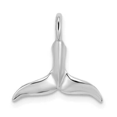 3-D Polished Whale Tail Charm 10k White Gold 10K7709W, MPN: 10K7709W,
