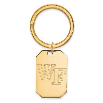 Wake Forest University Key Chain Gold-plated Silver GP020WFU, MPN: GP020WFU, 886774925752