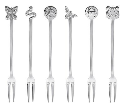 Sambonet Party Fashion Party Forks 6 Piece Giftboxed 52549C52, MPN: 52549C52, 790955081376